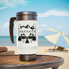 Load image into Gallery viewer, Verrado Stainless Steel Travel Mug with Handle (Tree-Lined Streets)