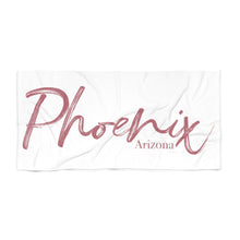 Load image into Gallery viewer, The Elegantly Rose Gold Phoenix Arizona Pool Towel (2021)
