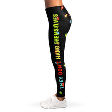 Load image into Gallery viewer, "Christmas Lights Are Like Epstein" Leggings UCS By V-Town Designs