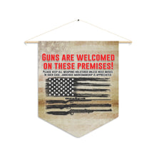 Load image into Gallery viewer, Guns Permitted Pennant by Vtown Designs