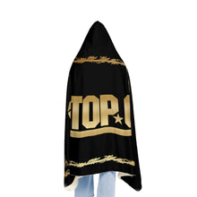 Load image into Gallery viewer, Golden "Top G" Hoodie Blanket (2022)