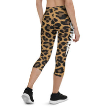 Load image into Gallery viewer, Leopard "Savage" Capri Leggings