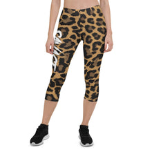 Load image into Gallery viewer, Leopard "Savage" Capri Leggings