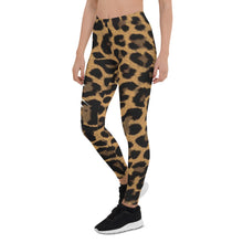 Load image into Gallery viewer, Leopard "Savage" Leggings