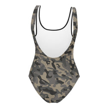 Load image into Gallery viewer, America Camo-backed One-Piece Swimsuit back ghost camo