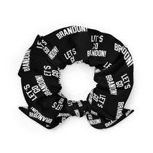 Load image into Gallery viewer, Let's Go Brandon Scrunchie (Black)