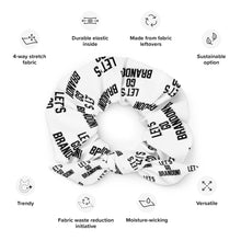 Load image into Gallery viewer, Let's Go Brandon Scrunchie (White)