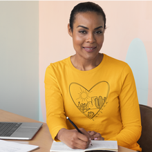 Load image into Gallery viewer, arizona-sunset-love-long-sleeve-t-shirt-gold