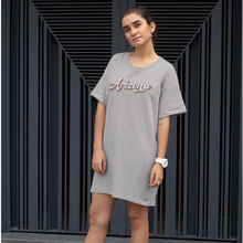 Load image into Gallery viewer, arizona-t-shirt-dress-heather-gray