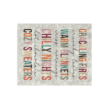 Load image into Gallery viewer, Fall Quotes By Vtown Designs on a Luxurious Crushed Velvet Blanket (2022)