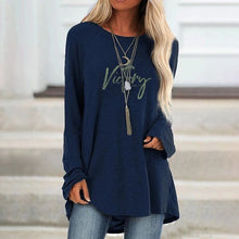 Load image into Gallery viewer, Victory Gear Women's Long Sleeve Loose Fit T-shirt