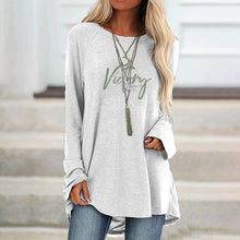 Load image into Gallery viewer, Victory Gear Women's Long Sleeve Loose Fit T-shirt