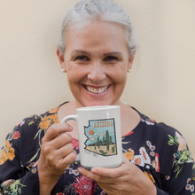 Load image into Gallery viewer, arizona-desert-vibes-mug-closeup-senior-woman