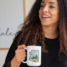 Load image into Gallery viewer, arizona-desert-vibes-mug-lifestyle-woman-talking