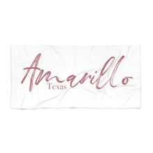 Load image into Gallery viewer, The Elegantly Rose Gold Amarillo, TX Towel (2021)
