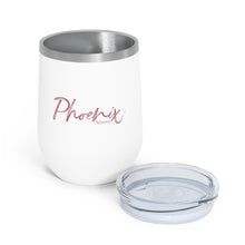 Load image into Gallery viewer, The Elegantly Rose Gold Phoenix Arizona Insulated Wine Tumbler