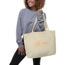 Load image into Gallery viewer, Large organic tote bag (BoHo Vegas)