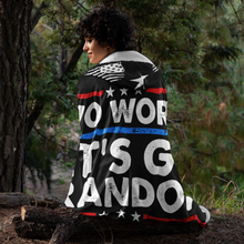Load image into Gallery viewer, lets-go-brandon-hooded-blanket-girl-mockup-2