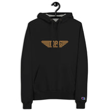 Load image into Gallery viewer, Embroidered "Top G" Gold Champion Hoodie