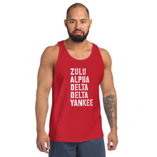 Load image into Gallery viewer, Zaddy Phonetic Unisex Tank Top (2022)