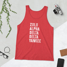 Load image into Gallery viewer, Zaddy Phonetic Unisex Tank Top (2022)