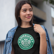 Load image into Gallery viewer, Savebucks Make Coffee @ Home Coffee Co. T-Shirt