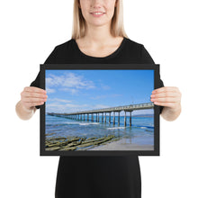 Load image into Gallery viewer, EM. Ferrera Framed photo paper poster - San Diego Pier (2019)
