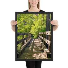 Load image into Gallery viewer, EM. Ferrera Original Photograph Framed photo paper poster - "The Bridge" - New Castle, Colorado