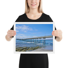Load image into Gallery viewer, EM. Ferrera Framed photo paper poster - San Diego Pier (2019)