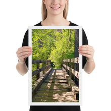 Load image into Gallery viewer, EM. Ferrera Original Photograph Framed photo paper poster - "The Bridge" - New Castle, Colorado
