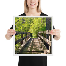 Load image into Gallery viewer, EM. Ferrera Original Photograph Framed photo paper poster - "The Bridge" - New Castle, Colorado