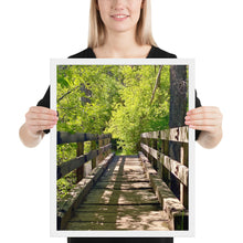 Load image into Gallery viewer, EM. Ferrera Original Photograph Framed photo paper poster - "The Bridge" - New Castle, Colorado
