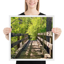 Load image into Gallery viewer, EM. Ferrera Original Photograph Framed photo paper poster - "The Bridge" - New Castle, Colorado