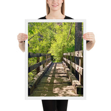 Load image into Gallery viewer, EM. Ferrera Original Photograph Framed photo paper poster - "The Bridge" - New Castle, Colorado