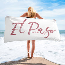 Load image into Gallery viewer, The Elegantly Rose Gold El Paso, TX Towel (2021)