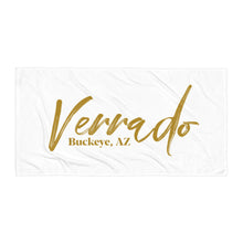 Load image into Gallery viewer, Elegantly-bold-gold-verrado-towel