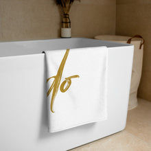 Load image into Gallery viewer, Elegantly-bold-gold-verrado-towel