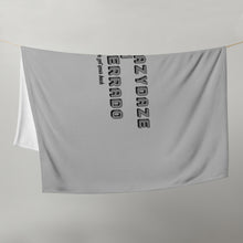 Load image into Gallery viewer, LazyDaze (Black Logo) Throw Blanket