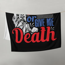 Load image into Gallery viewer, Give Me Liberty Skull Throw Blanket (2022)