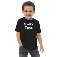 Load image into Gallery viewer, Things We Love "Scott's Tots" Toddler jersey t-shirt (DRK/WHTLTR)