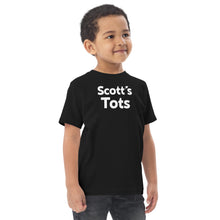 Load image into Gallery viewer, Things We Love "Scott's Tots" Toddler jersey t-shirt (DRK/WHTLTR)