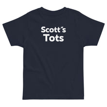 Load image into Gallery viewer, Things We Love "Scott's Tots" Toddler jersey t-shirt (DRK/WHTLTR)