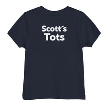 Load image into Gallery viewer, Things We Love "Scott's Tots" Toddler jersey t-shirt (DRK/WHTLTR)