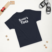 Load image into Gallery viewer, Things We Love "Scott's Tots" Toddler jersey t-shirt (DRK/WHTLTR)