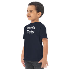 Load image into Gallery viewer, Things We Love "Scott's Tots" Toddler jersey t-shirt (DRK/WHTLTR)