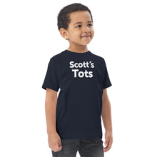 Load image into Gallery viewer, Things We Love "Scott's Tots" Toddler jersey t-shirt (DRK/WHTLTR)
