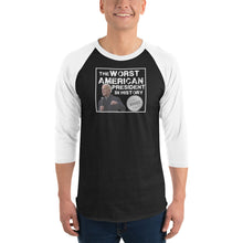 Load image into Gallery viewer, "Winner" #iykyk 3/4 sleeve raglan shirt (White Lettering)