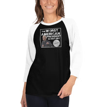 Load image into Gallery viewer, "Winner" #iykyk 3/4 sleeve raglan shirt (White Lettering)