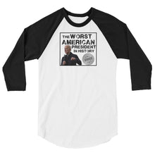 Load image into Gallery viewer, "Winner" #iykyk 3/4 sleeve raglan shirt (Black Lettering)
