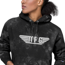 Load image into Gallery viewer, Embroidered "Top G" Champion Tie-Dye Hoodie (2022)